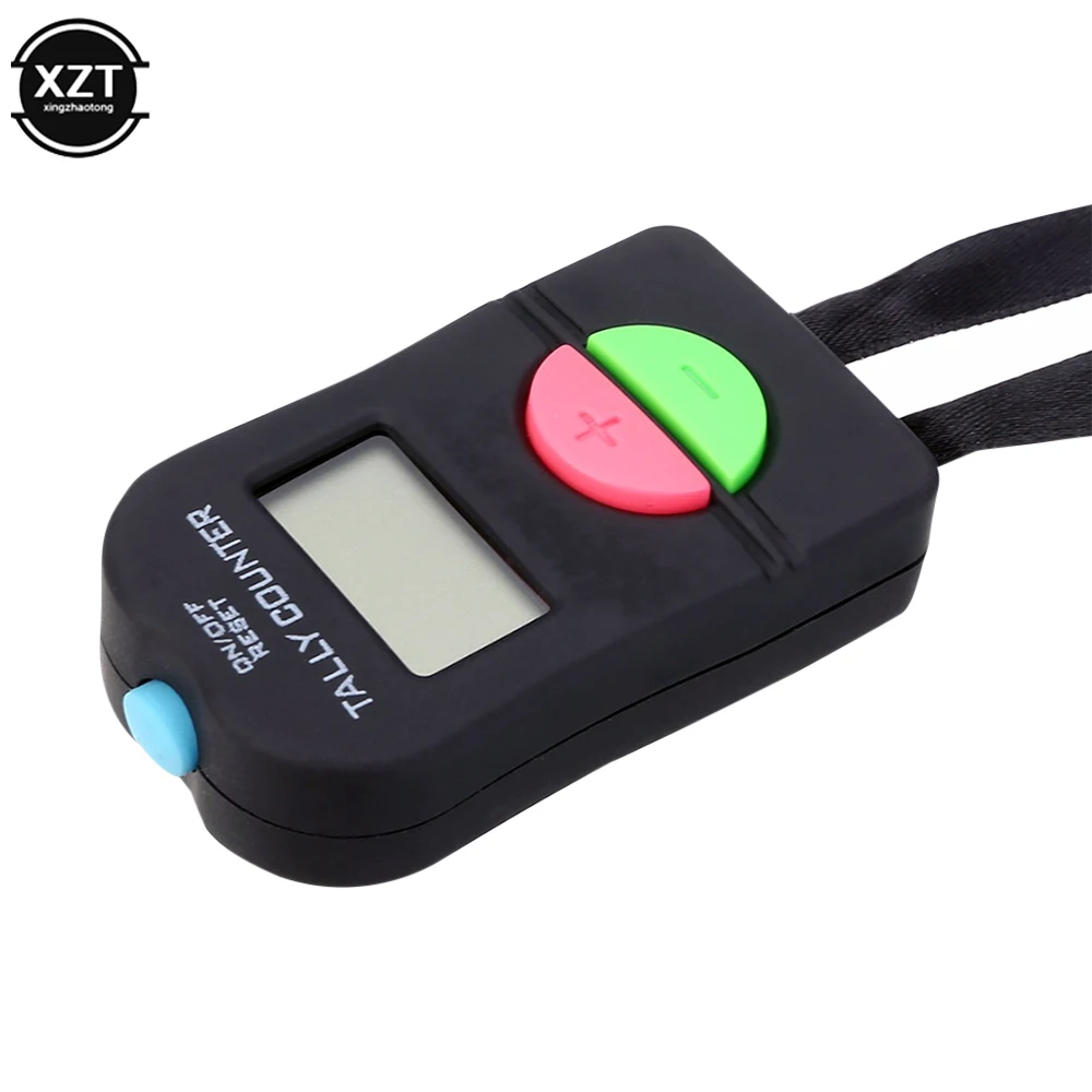 1PCS Digital Hand Tally Counter Electronic Manual Clicker Golf Gym Hand Held Counter 6.3x3.4x1.5cm