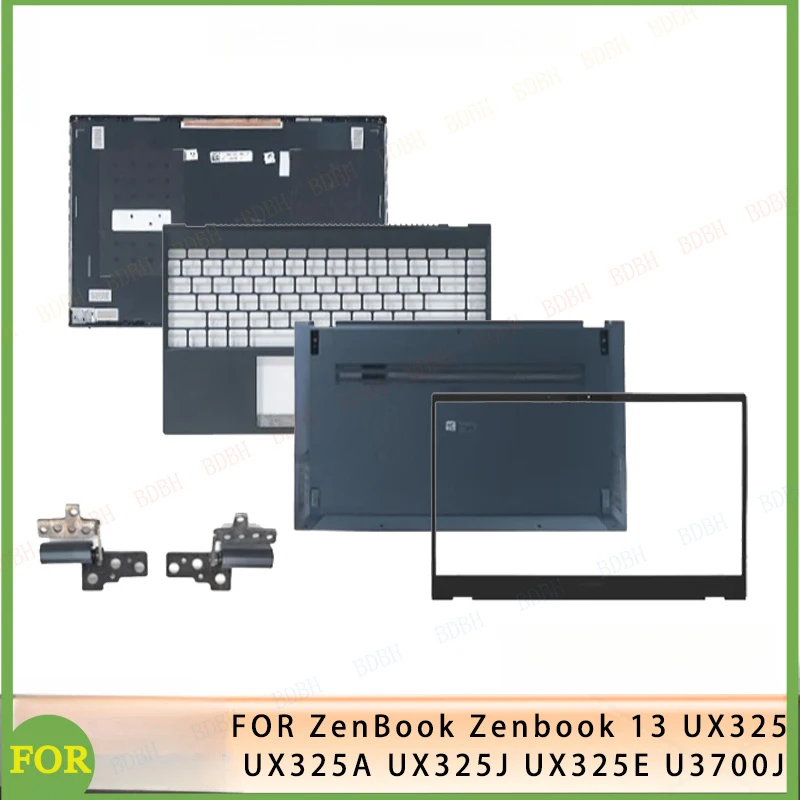 BDBH Laptop Cover For Zenbook 13 UX325 UX325A UX325J UX325E U3700J LCD Back Cover Front Bezel Palmrest Lower Bottom Case Hinges
