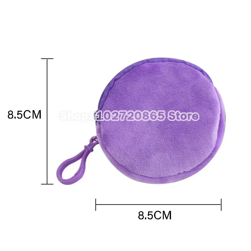Sonics Purse Cute Cartoon Anime Printed Zipper Wallet Candy Color Fashion Casual Soft Mini Headphones Pouch Birthday Party Gift
