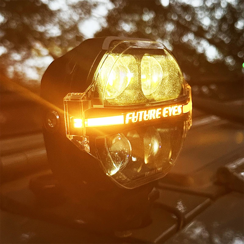 Future Eyes C100 2025 New Design  4 INCH  Auto Exterior Lighting Car LED Light for Car
