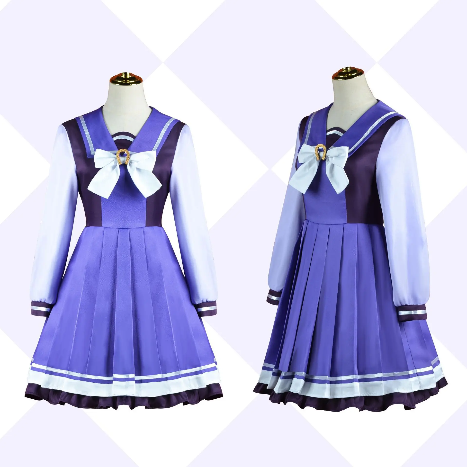 Anime Umamusume Pretty Derby Mejiro McQueen Cosplay Uniform Skirt Set Japan Uma Musume Racing Association School Uniform