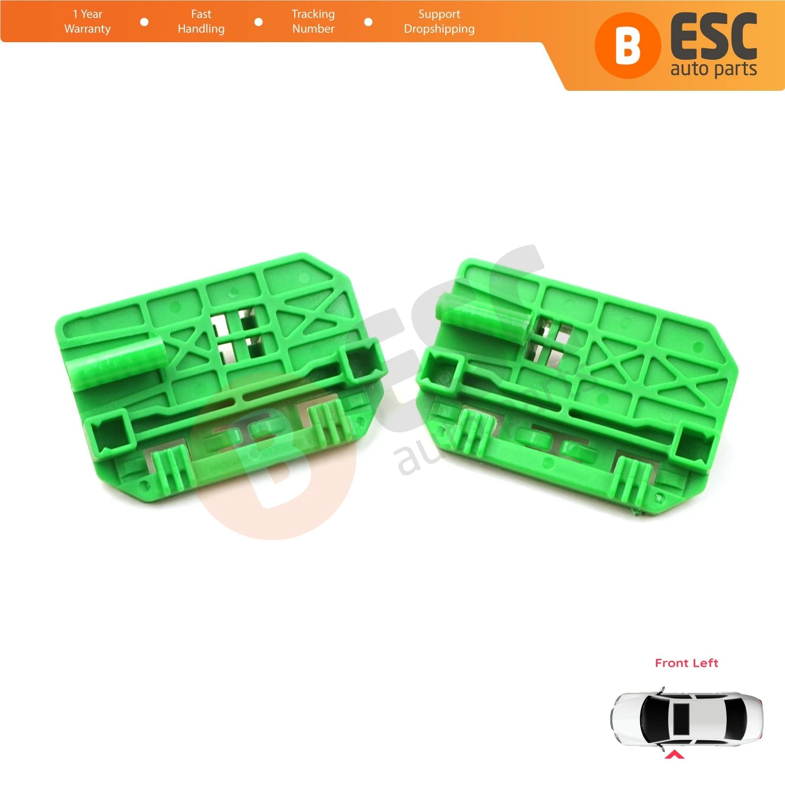 

EWR1189+EWR1191 Power Window Regulator Repair Clips Left for Renault Trucks Premium Kerax Midlum DAF LF 45 55 Volvo FL II FE