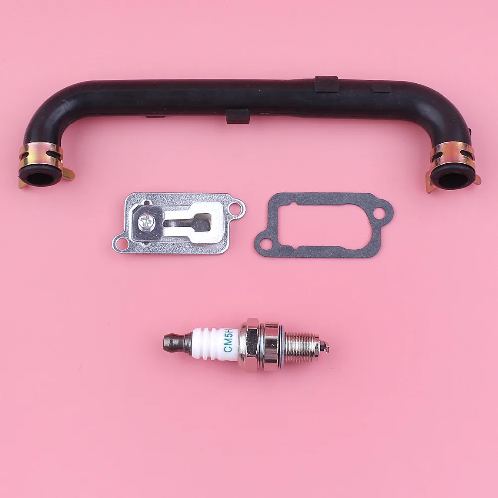 Imagem -02 - Válvula de Saída Óleo Assy Mangueira Tubo Spark Plug Kit para Honda Gx35 gx 35 Cortador de Grama Pequeno Tempos Motor Peças Reposição