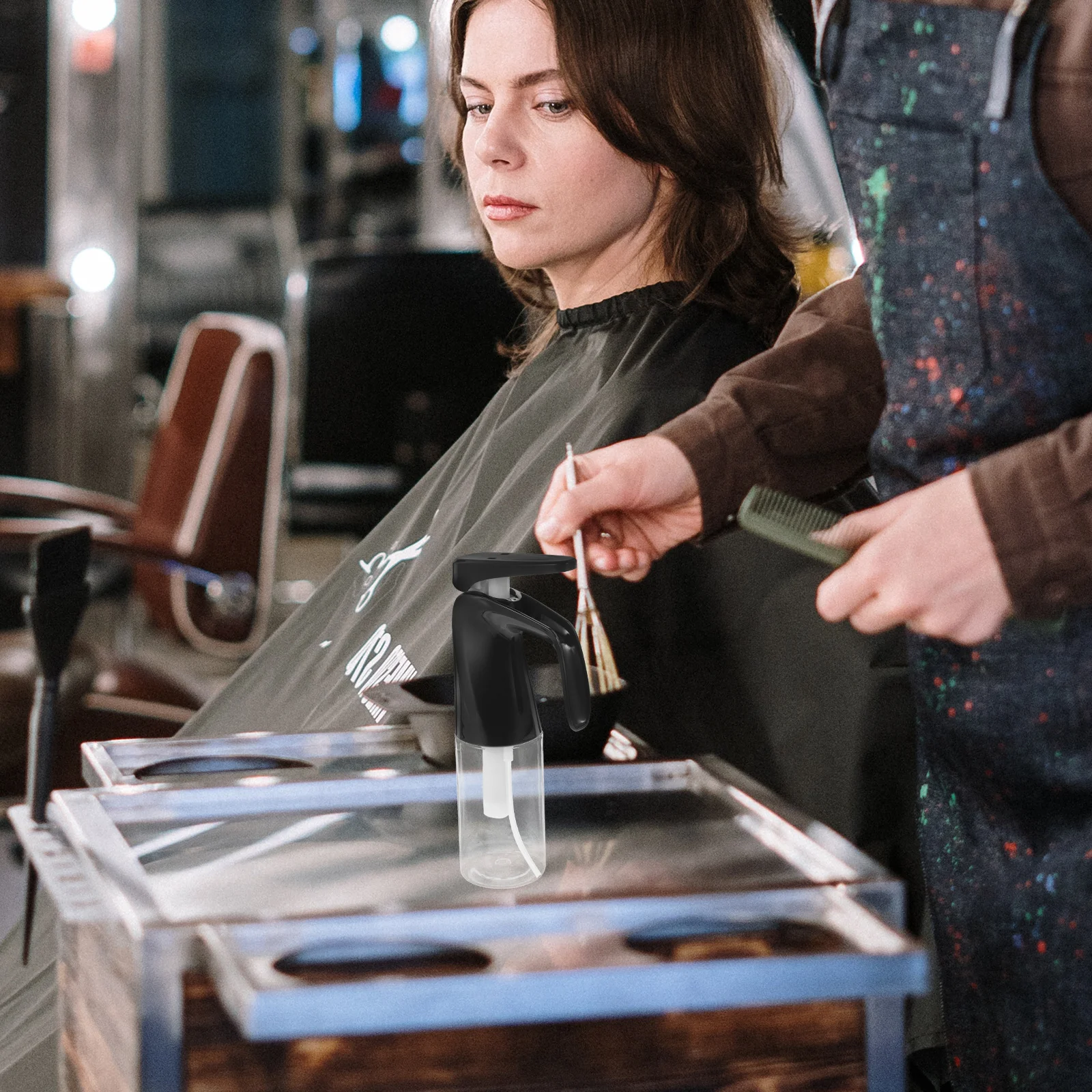 

Spray Bottle Mist Spray Hair Water Bottle 200Ml Transparent Pet Fine Mist for Skincare Hair Styling Cleaning Water Sprayer