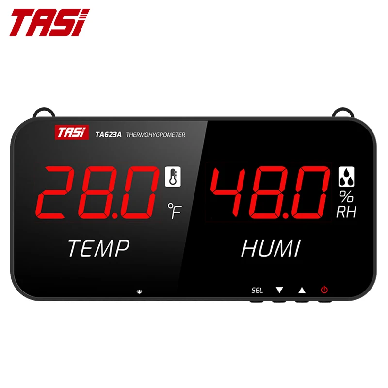 TASI TA623A TA623B Intelligent Hygrometer Termometer Temperatury Humidity Meter LCD Digital Screen High Precision Sensor Office