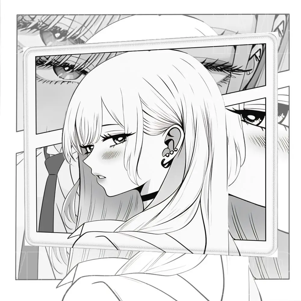 

25x25 HYBXAXC Anime Large Mouse Pad Balanced For FPS Dedicated for Esports Gaming And Office Valorant Inspired Gift 50x50 40x40