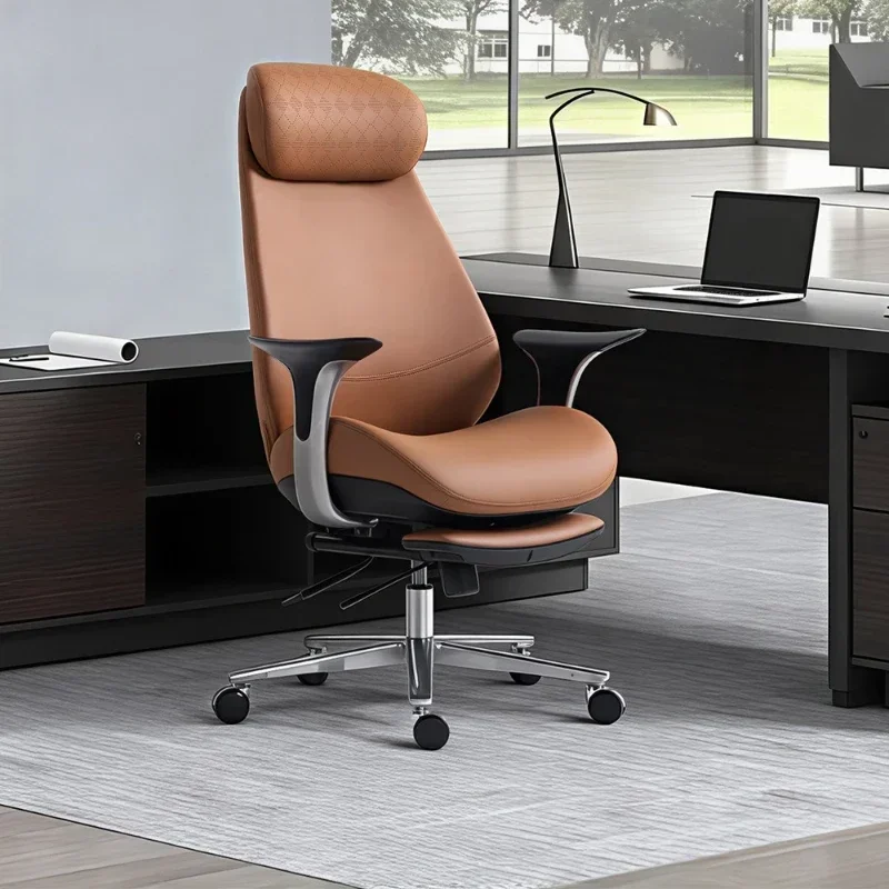 Business Office Chair Boss Chair] Swivel Chair Lunch Break Computer Chair Sedentary Comfortable Study Home Sturdy And Durable