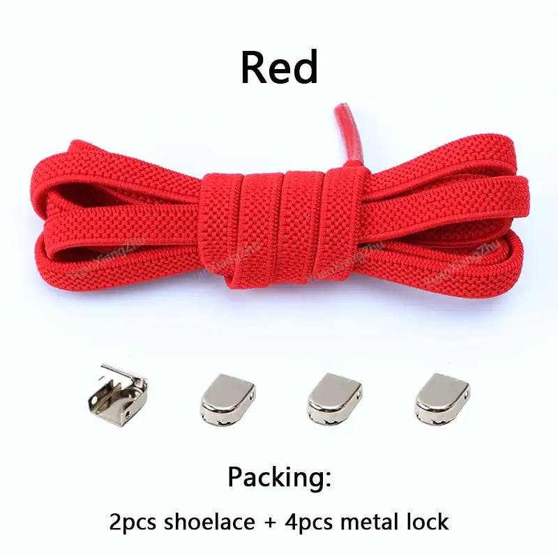 Schnürsenkel ohne Bindung, elastische Schnürsenkel, flache Schnürsenkel ohne Bänder, schnelle Schnürsenkel für Schuhe, Kinder und Erwachsene, Einheitsgröße, passend für alle Schuhe