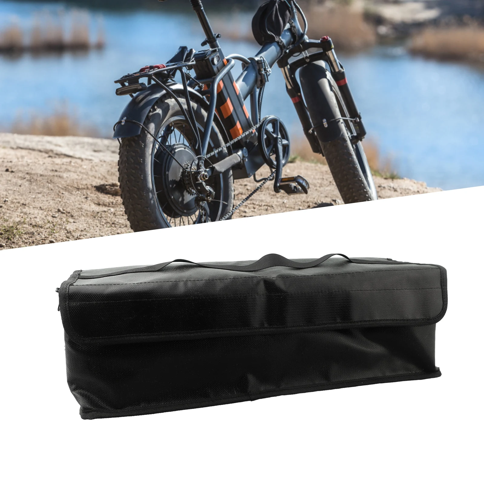 AAAAAPracticalStorageBag Sporting Goods Cycling Accessories Electric Bicycles Bag Lithium Battery Fireproof For Cycling