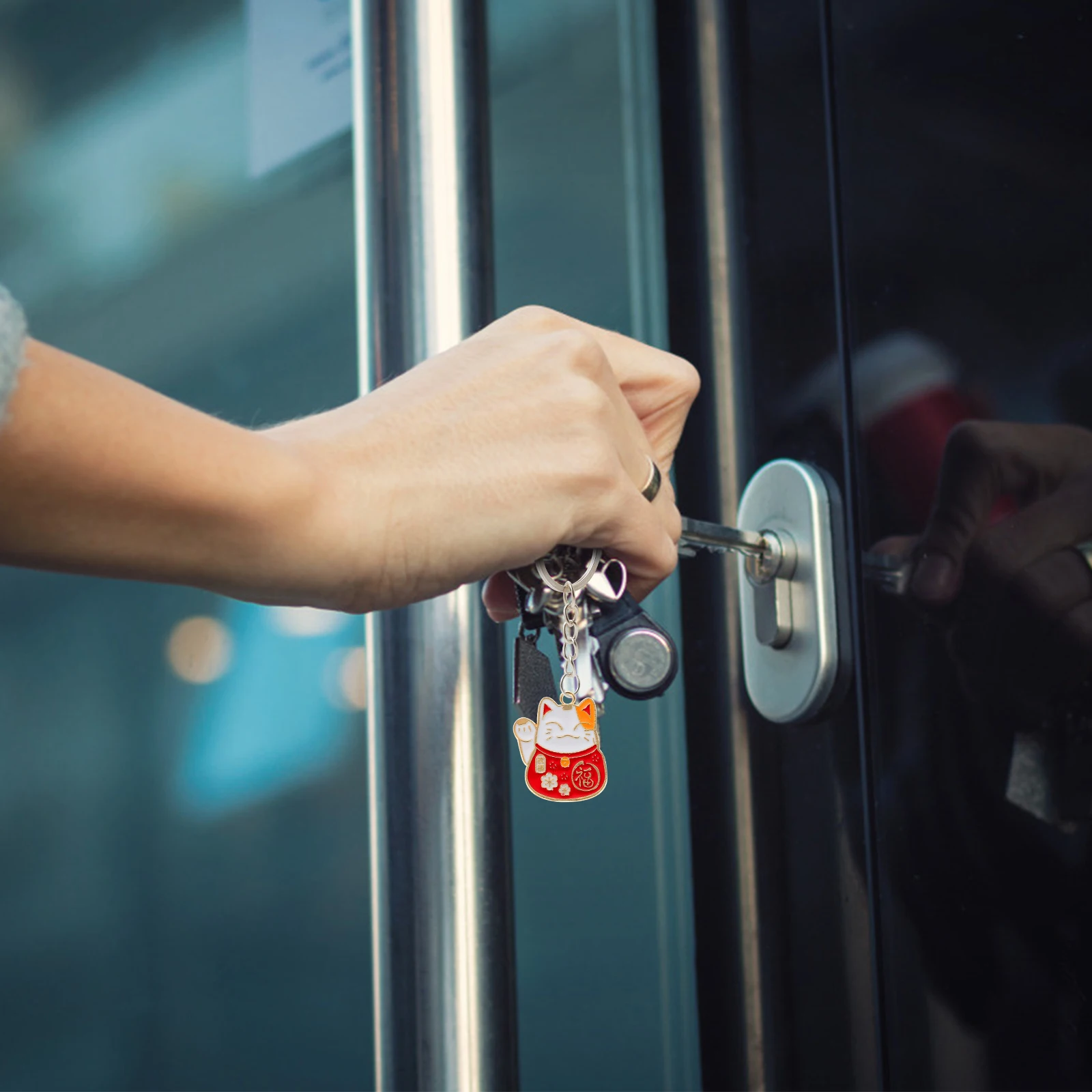 

20pcs Keychain Charms Alloy Cat Pendant For Diy Jewelry Making Lovely Animal Embellishment Gift Decor Accessory