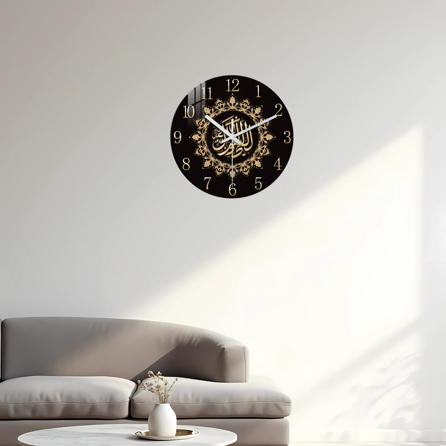 Geometric Line Wooden Wall Clo - Home Office Background review and price