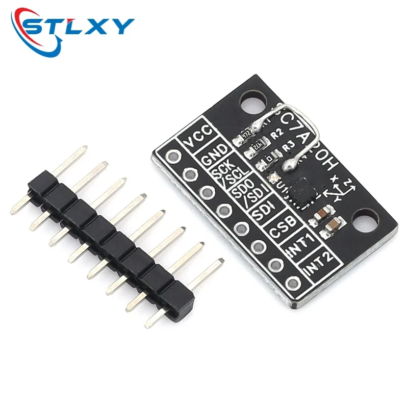 1pcs SC7A20H high-precision three-axis gravity acceleration tilt angle sensor module IIC/SPI transmission 1.71V-3.6V