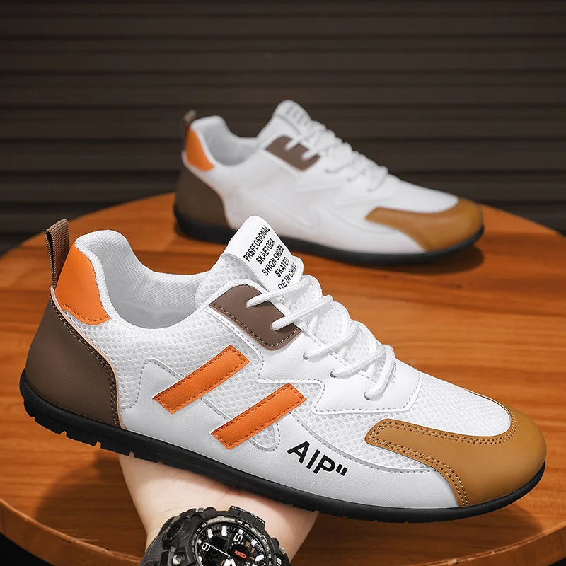 Mens Shoes 2024 New Casual Flats Man\'s Spring Driving Flats Breathable Sport Fashion Sneakers Lightweight Loafers for Male