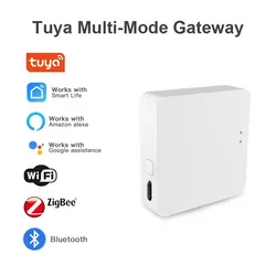 Tuya Multi Mode ZigBee Bluetooth Gateway Hub Wireless Smart Home Appliances telecomando Bridge Support Alexa Google Home