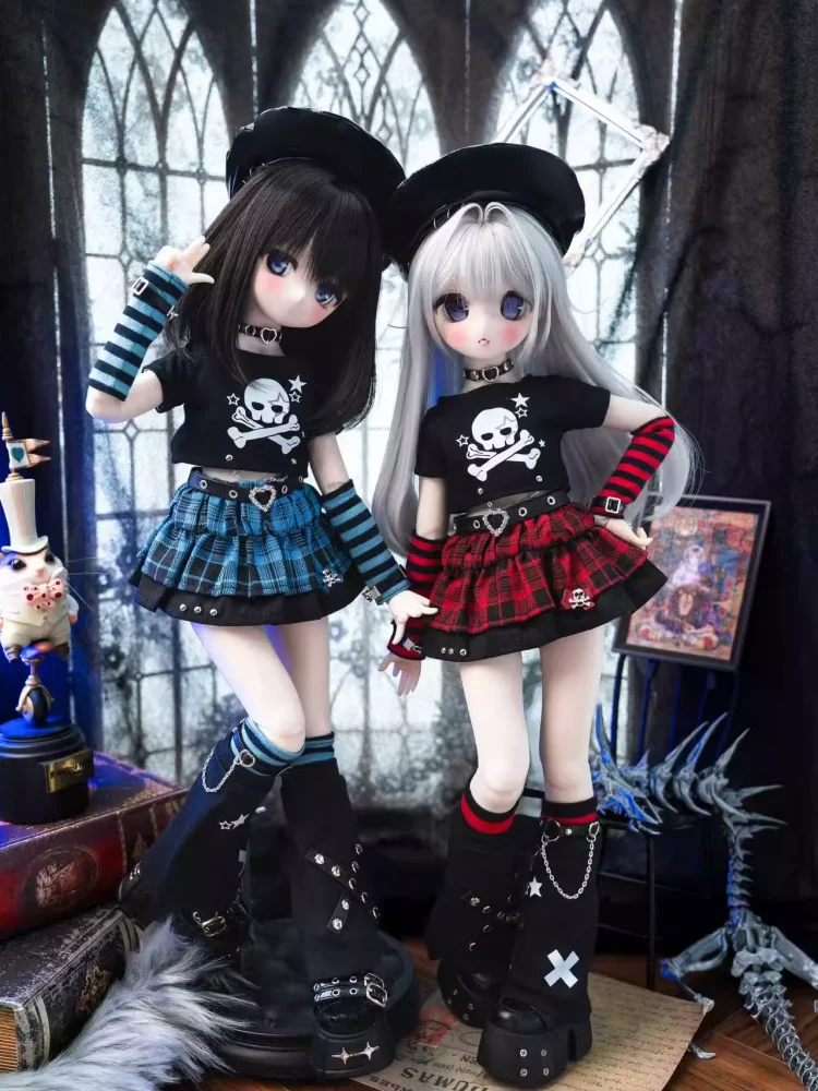 

New Arrival BJD Doll Clothes For 1/4 Doll Accessories MSD MDD Skirt Set Chubby Doll Dress Up Gift Diy Clothes(No Doll)
