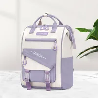Mochila escolar estilo k para mujer, estudiante de secundaria, estilo japonés, estilo preppy, mochila para estudiantes universitarios