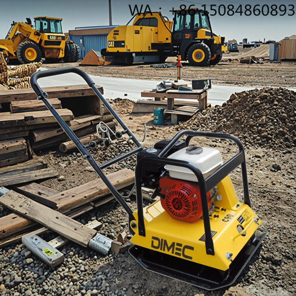 5500VPM High-Frequency Rammer Compactor, Vibrating Power-driven For Soil Foundation Ground Compaction Engineering Work