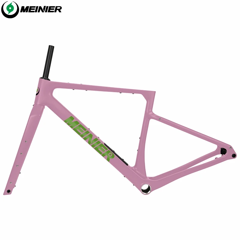 Rama karbonowa do roweru gravel z hamulcami tarczowymi, maksymalna szerokość opony 32x2.4, wieszak UDH, rozstaw 148*12mm, Boost, wewnętrzne prowadzenie przewodów, zestaw ramy karbonowej do roweru — 2