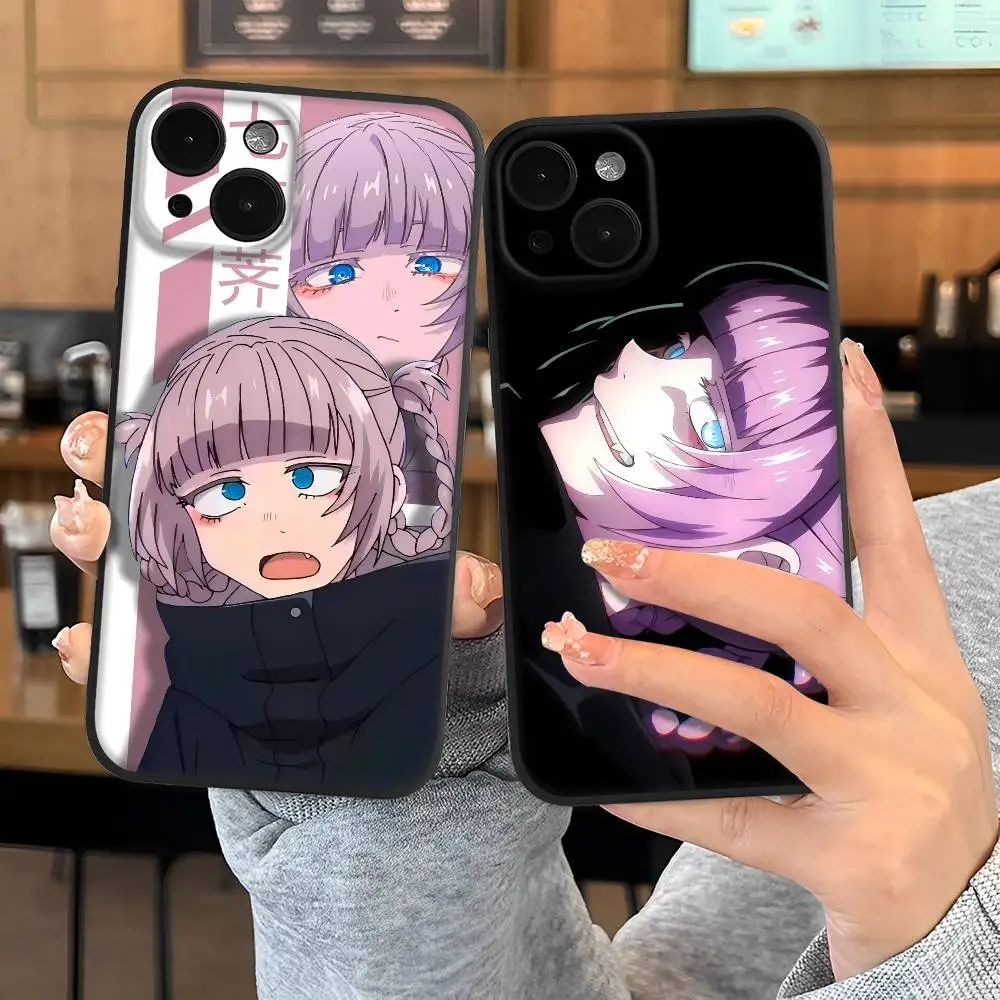 فتاة لطيفة أنيمي C-CALL OF THE Night لهاتف Apple iPhone 17 16,15,14,13,12,11,Pro,Max,Mini Wave Oil Back Short #4