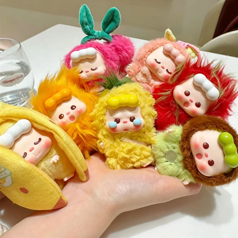 

WUWU Fruit Monster Series Blind Box Surprise Bag Pendants Mystery Mini Keychain Decor Toy Cute Fruit Anime Doll Collectible Gift