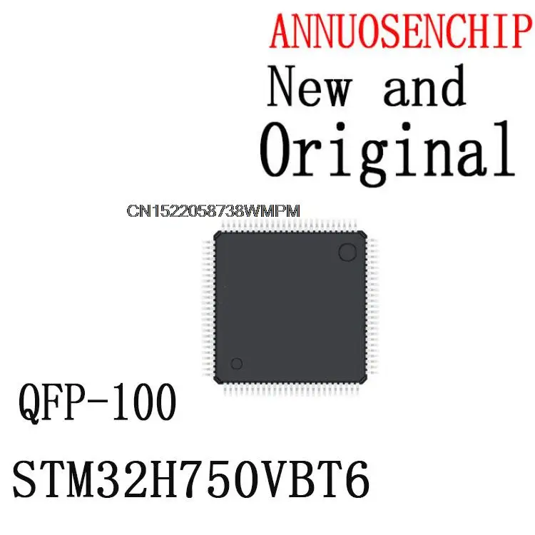 5PCS STM32H750 QFP-100 IC In stock! STM32H750VBT6