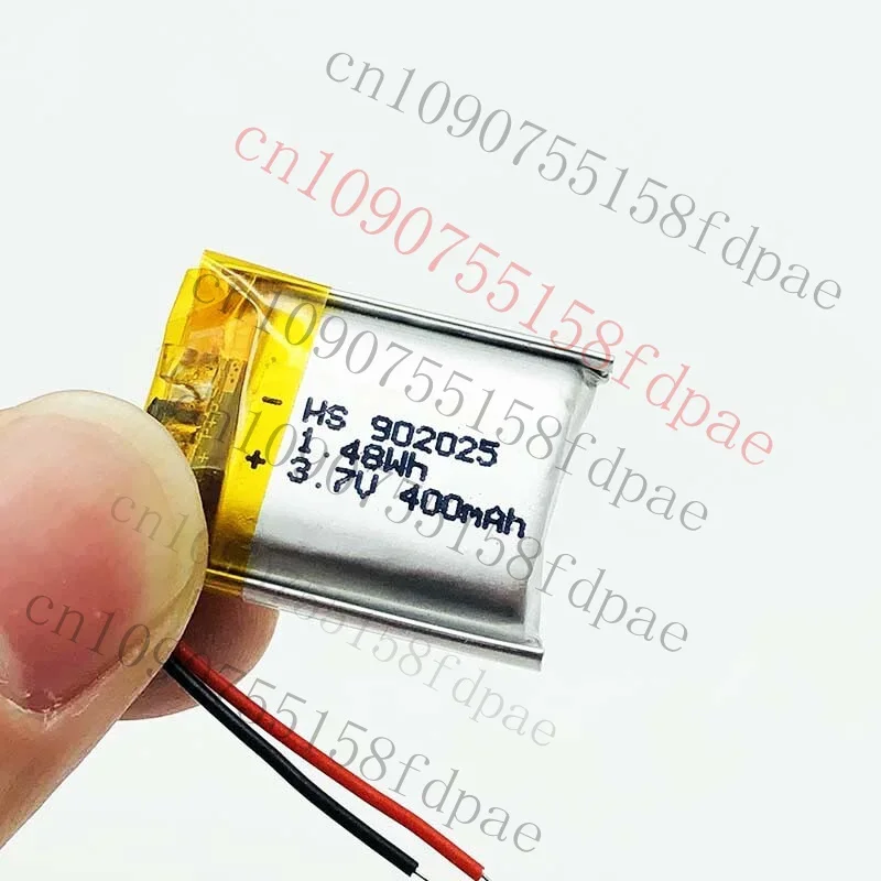 

Premium 3.7V 400mAh 902025 Polymer LiPo Rechargeable Battery