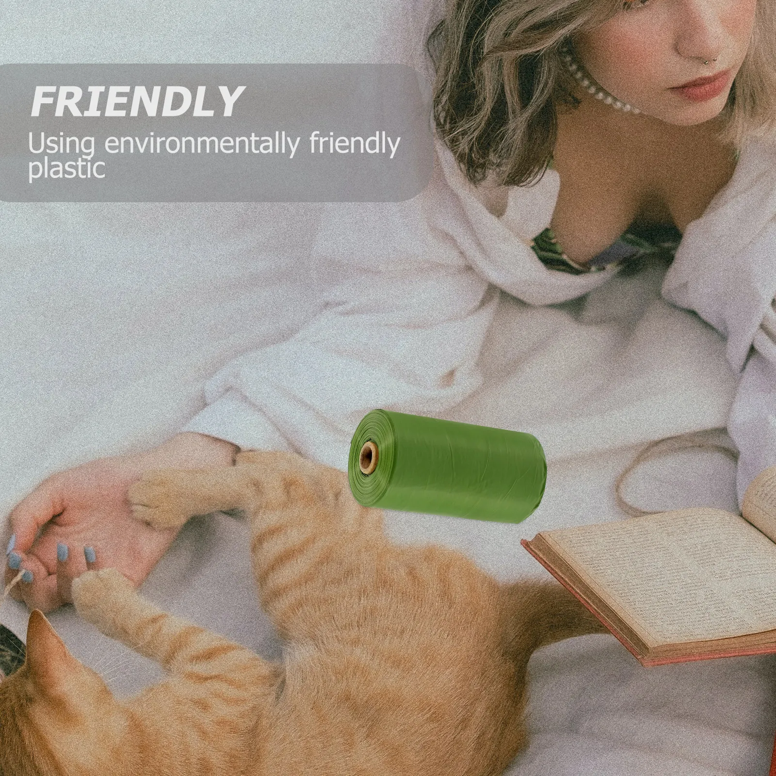 

75Pcs Biodegradable Pet Garbage Bags Eco Friendly Waste Disposal Rolls For Dogs Cats Outdoor Clean Up Supplies