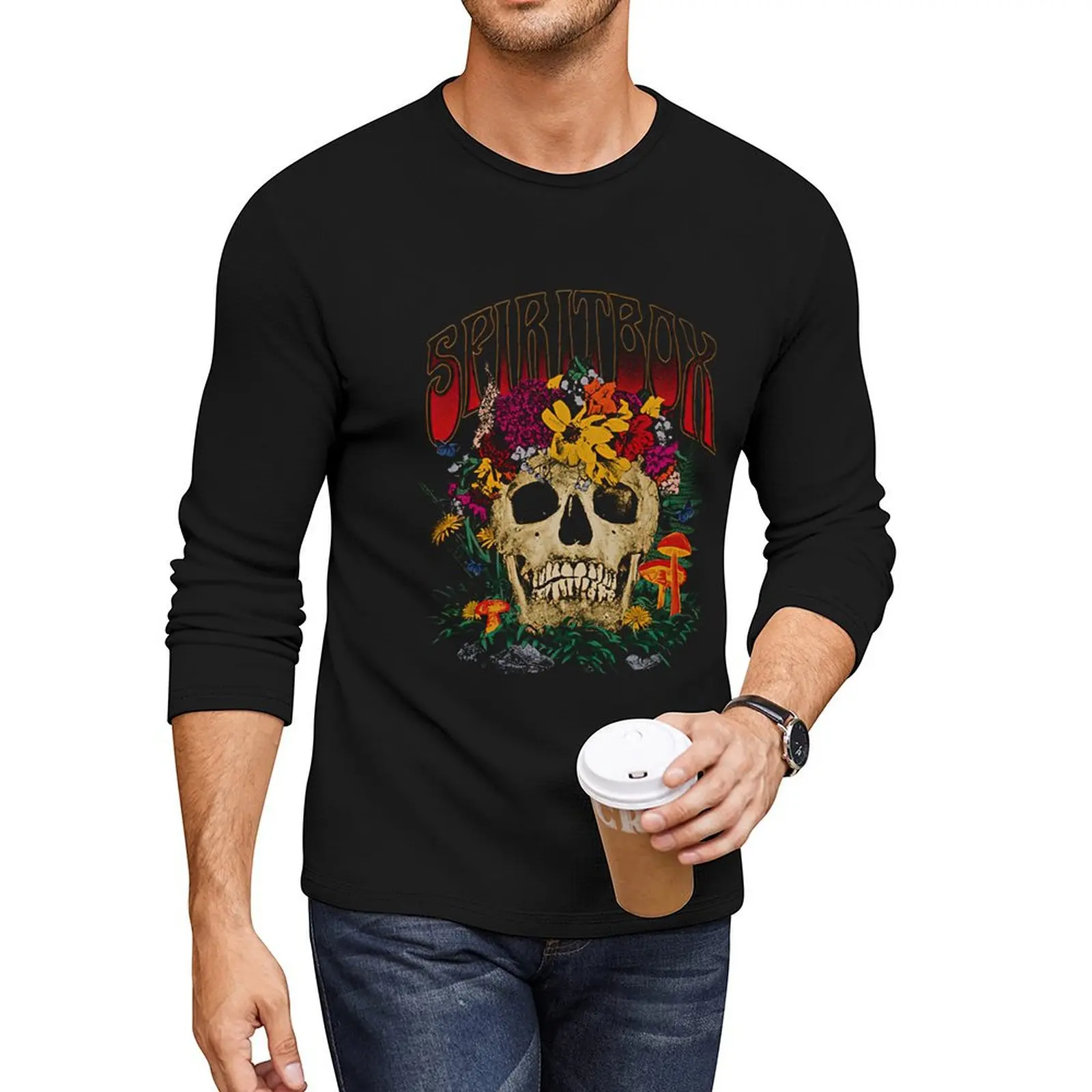 Spiritbox Holy Roller Long T-Shirt Blouse sweat shirt mens t shirts