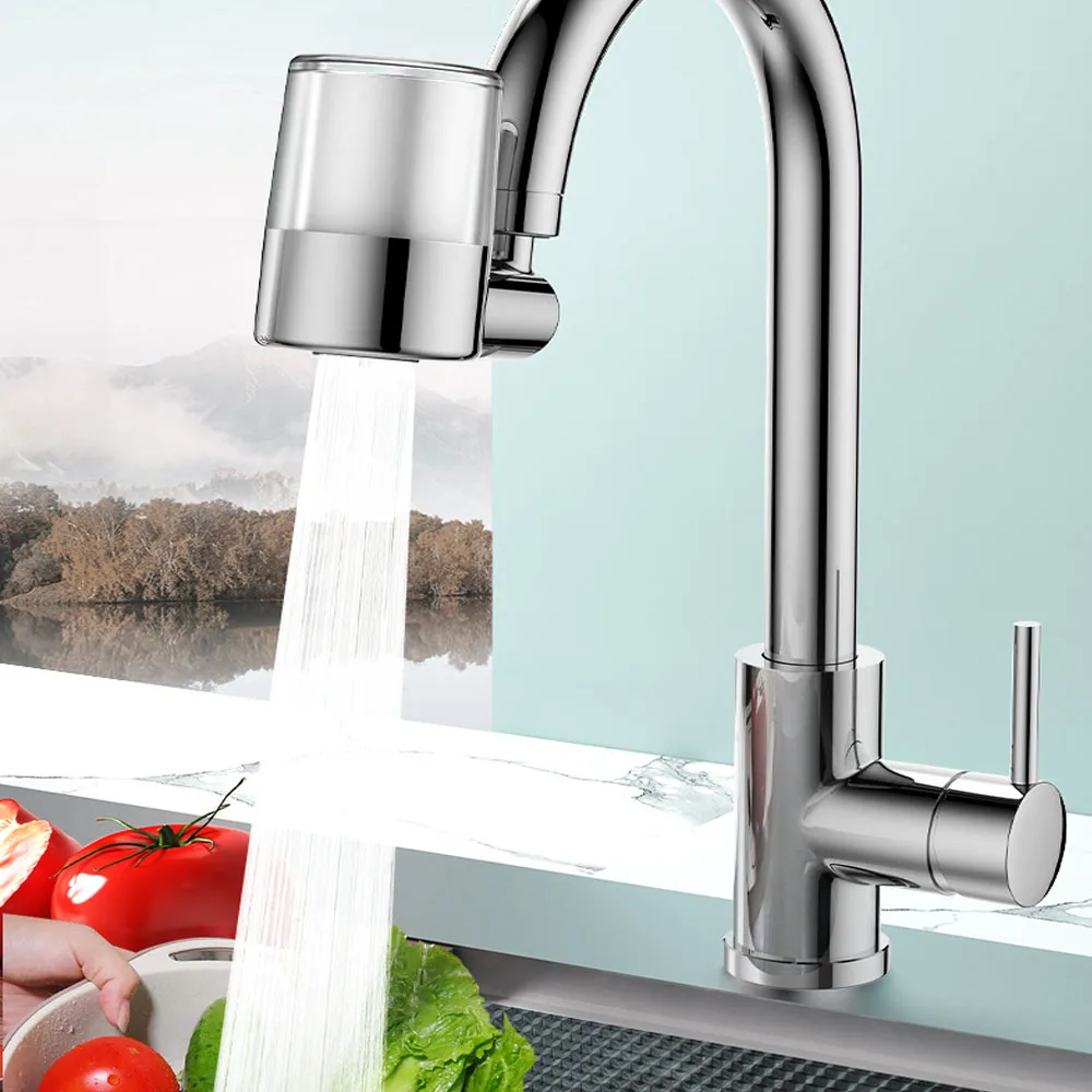 720 °   Rotation Wasserhahn Filter Universal Wasserhahn Einstellbare Dual Modus Sprayer Filter Wasser Sparende Düse Bad Wasserhahn Anschluss