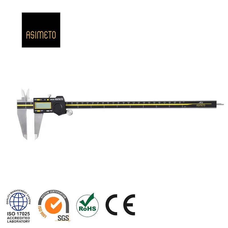 

Four Buttons Absolute Digital Vernier Caliper 0-300mm 0-12 Inch High Precision Manual Measuring Tool