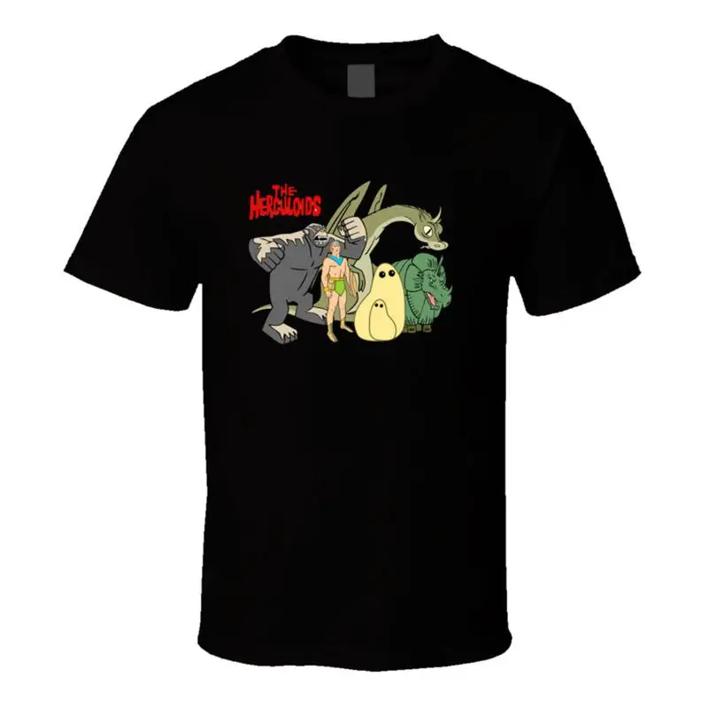 Camiseta retrô dos desenhos animados dos Herculoides