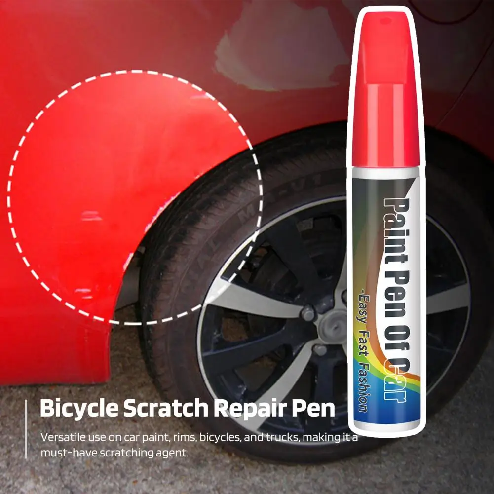 Car Scratch Repair Pen, Touch Up Paint Marker for Auto Body Scratches, Quick Dry Color Matched Repair Pen for Cars Bikes Boats
