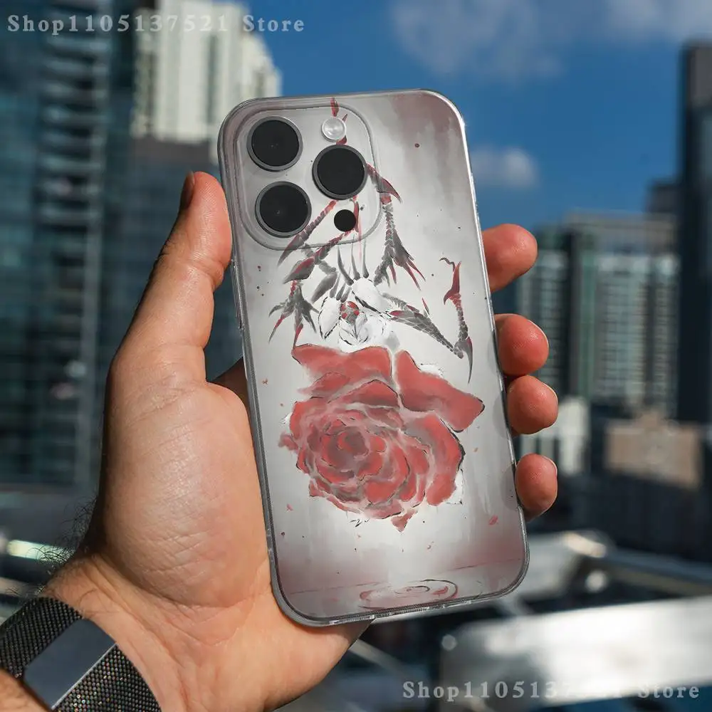 حافظة هاتف M-Monster H-Hunter Wilds لهاتف iPhone 17,16,15,14,13,12,11 Pro,Max,Plus,X,XS,XR,SE4,E غطاء ناعم شفاف صغير #3