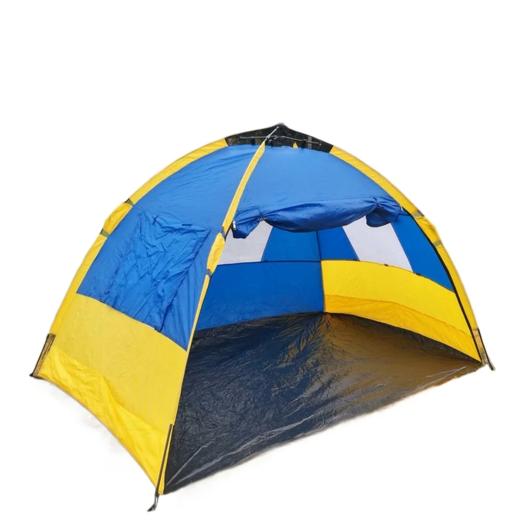 

Good Selling Wind Valley Automatic Pole UV Protection Tent Single Beach Sunshade Summer Outdoor Camping 2 Persons Polyester Two