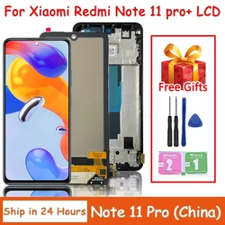 100% Test for Xiaomi Redmi Note 11 Pro+ Plus 5G 21091116UG 21091116UC lcd Display Touch Panel Screen Digitizer Assembly