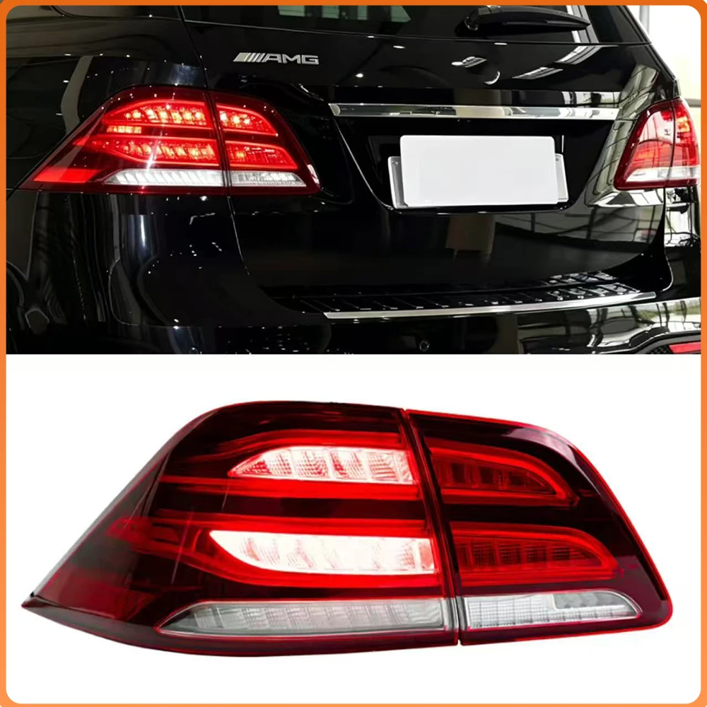 

For Mercedes ML166 W164 300 320 350 400 2012-2015 Car Rear Light Upgrade 16-18 GLE Style Car Tail Light Assembly Accessories