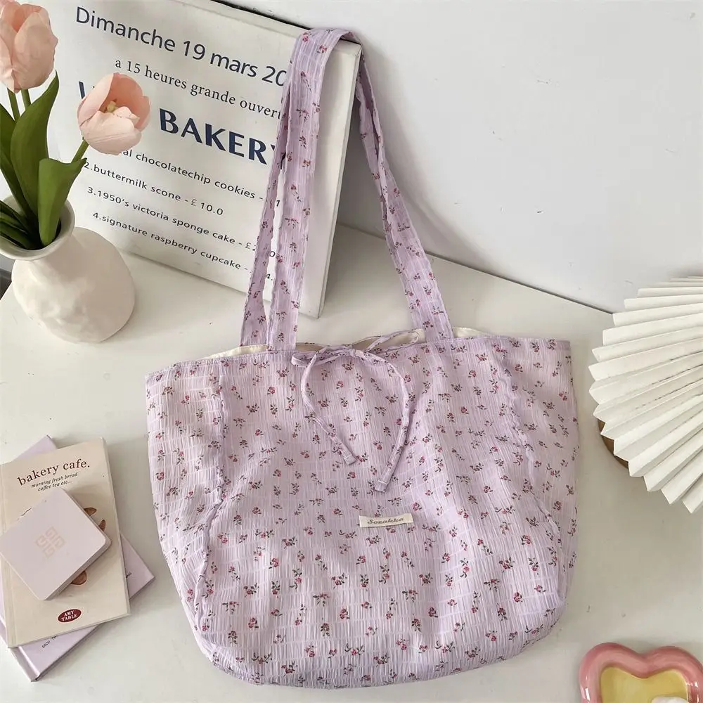

Fashion Floral Shoulder Bag Large Capacity Handbag Simple Casual Shopper Tote Bags Crossbody Bag
