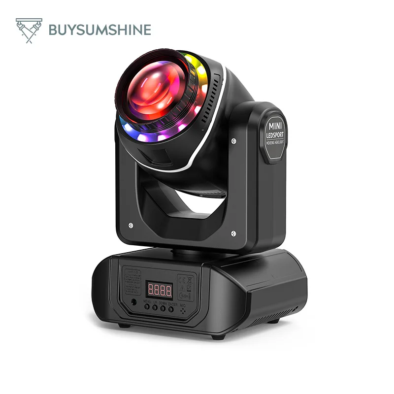 Buysumshine 120W LED 10 Gobos 8 Colors Stage Light Moving Head Light for Wedding Christmas Birthday DJ Disco KTV Bar Event