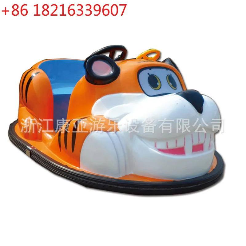 بلازا سوبر ماركت معدات الملعب FRP مزدوجة الوالدين والطفل الأطفال الجنة الكرتون ألعاب حيوانات سيارة ممتصة للصدمات #1