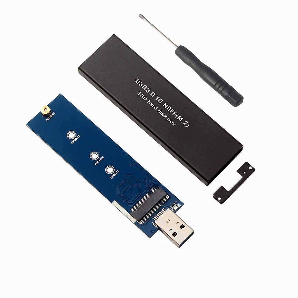 M.2 NGFF SATA TO USB3.0 ADAPTER CONVERTER HARD DRIVE CASE