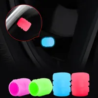 4pcs Luminous Car Badge Wheel Tire Valve Caps Fluorescent Auto Accessories For Seat ibiza 6l 6j leon MK3 5f mk2 cupra formentor