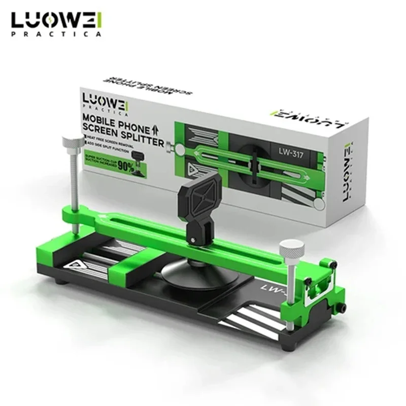 LUOWEI LW-317 Wielofunkcyjny separator ekranu bez ogrzewania do konserwacji telefonu komórkowego Tylna szyba Uchwyt do szybkiego demontażu