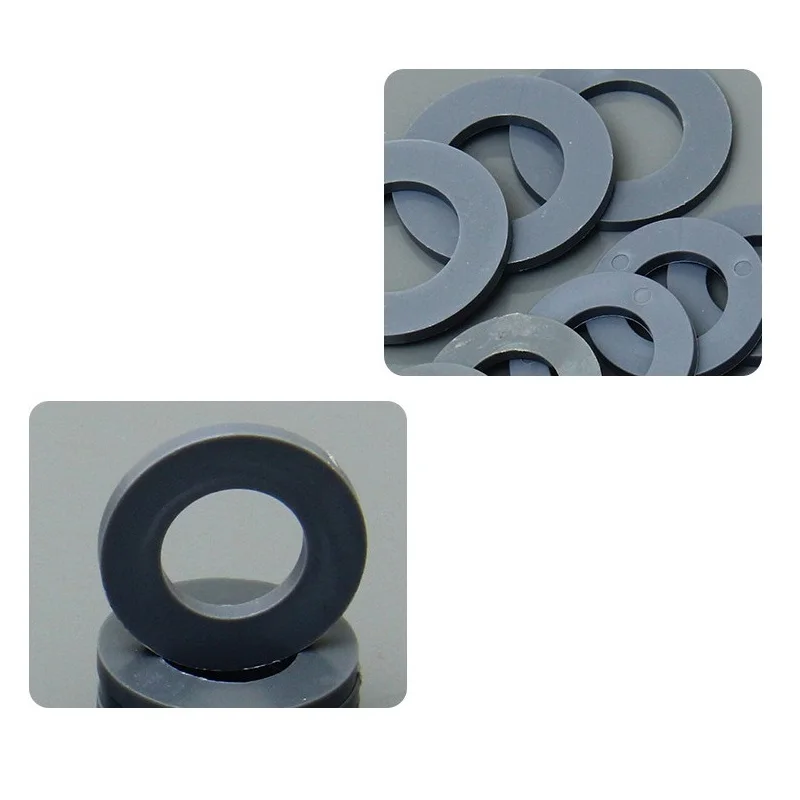 3mm/4mm/5mm/6mm/8mm/10mm/12mm/14mm/16mm/18mm/20mm PVC Flat Gasket Gray Plastic Nylon Flat Washers Insulation