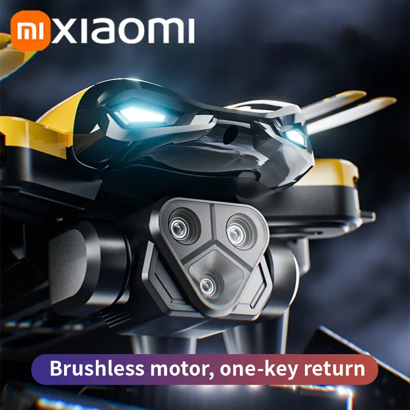 Xiaomi m5 drone 8k aéreo hd profissional tripla câmera motor sem escova fluxo óptico posicionamento drone para evitar obstáculos