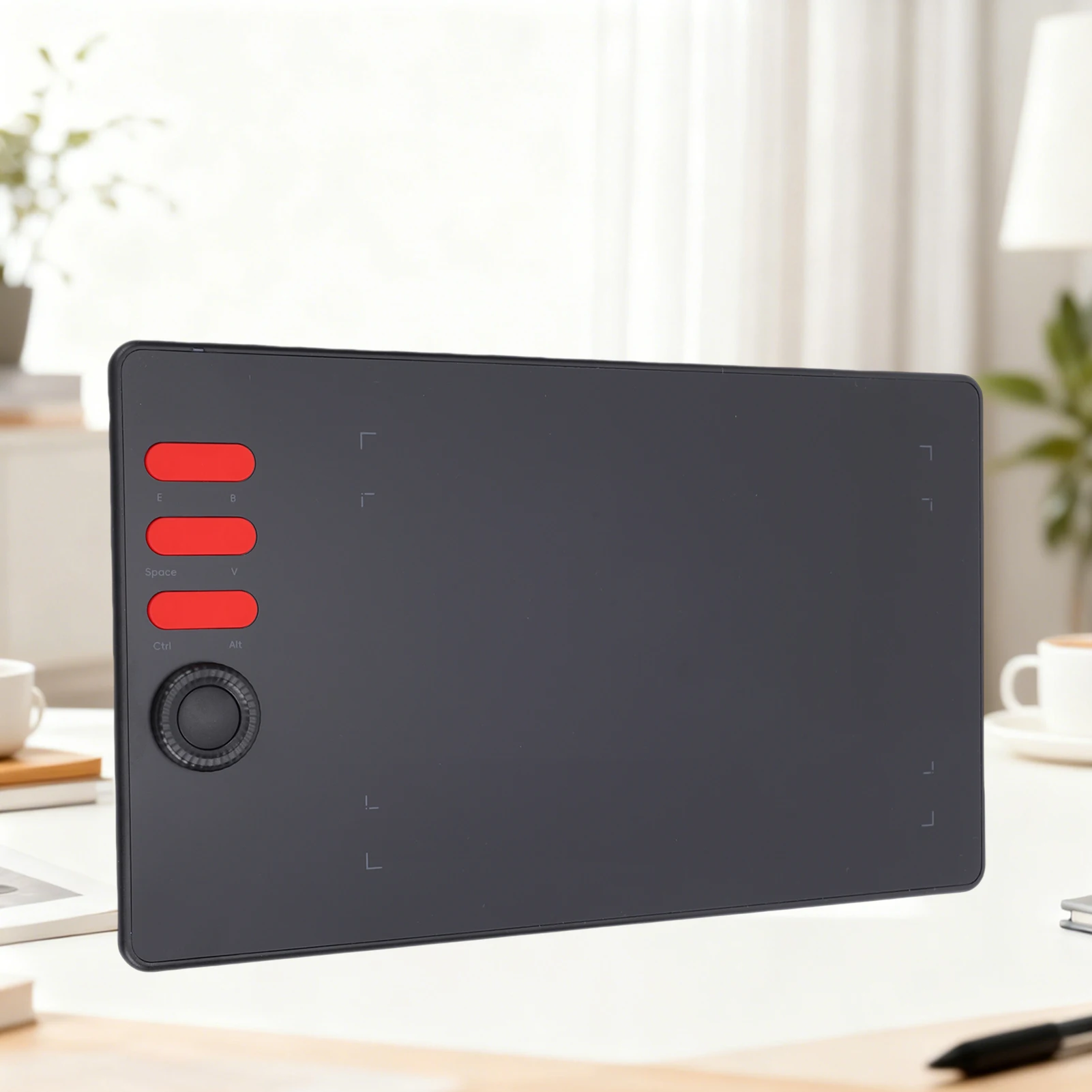 

Graphics Drawing Tablet Graphics Drawing Monitor 16384 Pressure Levels 6 Shortcut Keys Stylus OTG Adapter for Win/MAC/Android