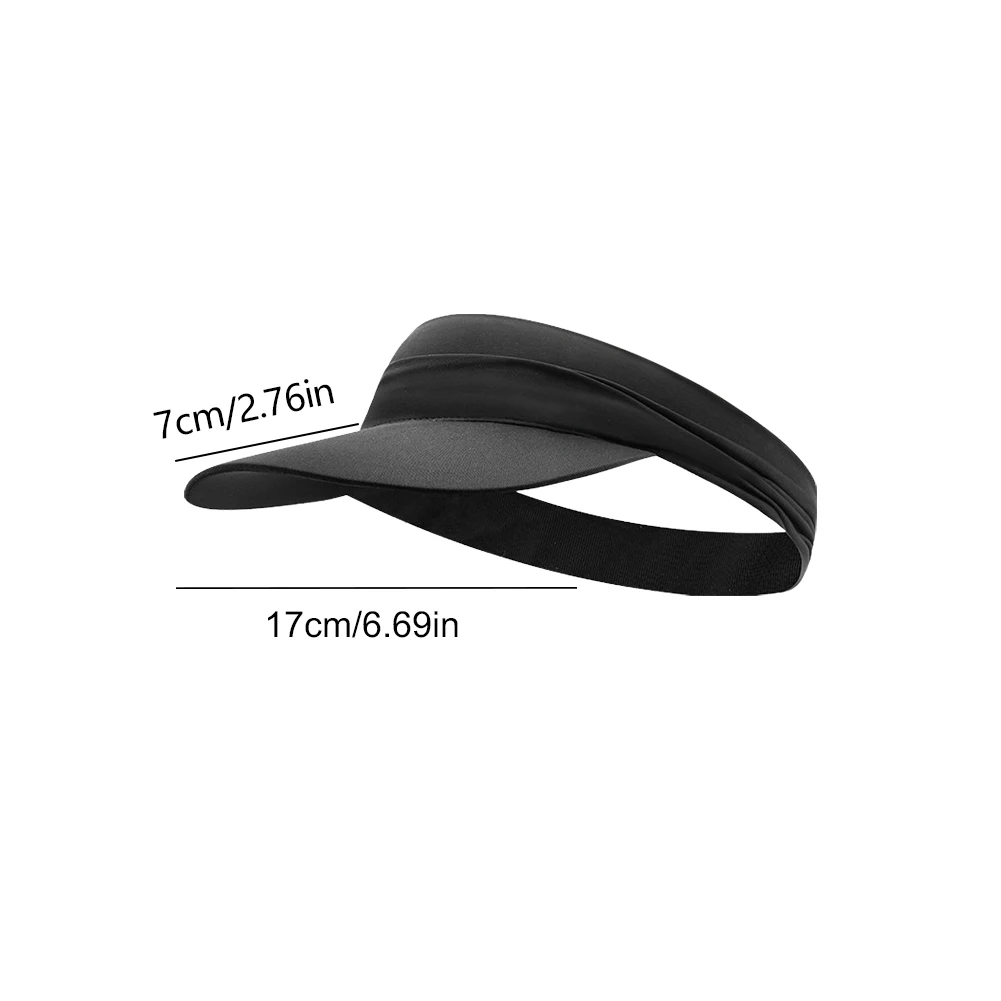 قبعة واقية من الشمس قابلة للتنفس، قبعة علوية فارغة مضادة للأشعة فوق البنفسجية للحماية من الشمس، قبعة رياضية صيفية سريعة الجفاف للنساء والرجال