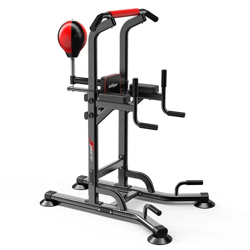 Hot Selling Power Tower Workout With Pull Up Bar Dip Station For Home Gym Strength Training Gym Fitness Set Sport Equipment