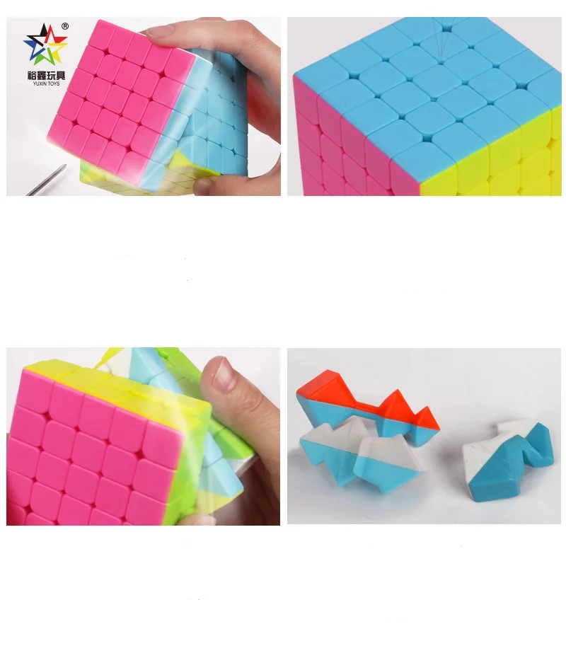 Originale Yuxin QN 6x6x6 Cubi Magici 5x5 velocità Zhisheng 6x6 cubo magico Puzzle Educativo Giocattoli Per Bambini Blister Imballaggio 5x5x5 cubo