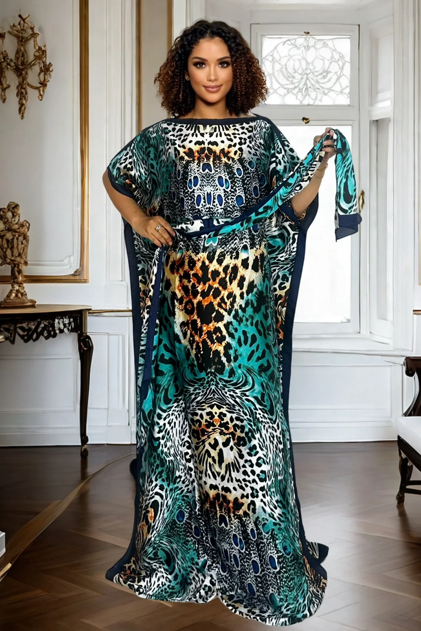 

Платье Дашики больших размеров с принтом, повседневное вечернее платье, элегантное длинное платье, свадебное платье