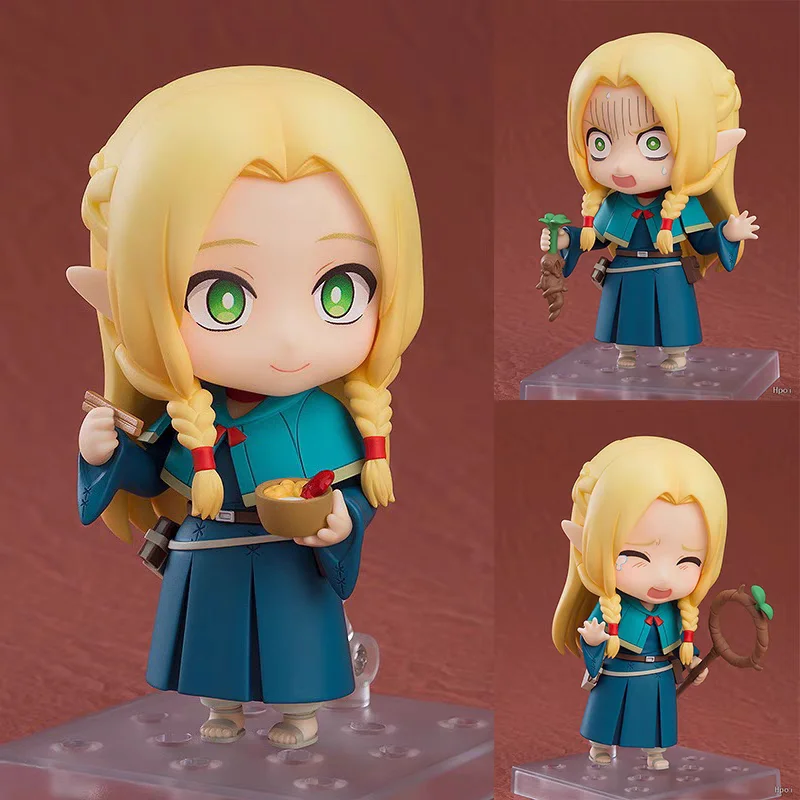 Delicious In Dungeon 2375 Laios 2385 Marcille Anime Action Figure Replaceable Faces Statue Doll Desktop Ornament Model Toys Gift